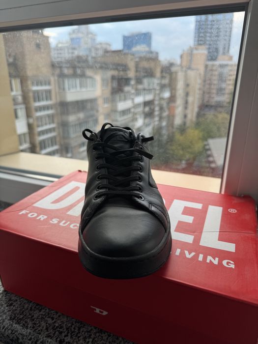 Кожаные кеды DIESEL