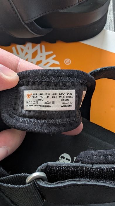 36 р Сандалі Timberland Santa Monica Sunrise Blackstrap