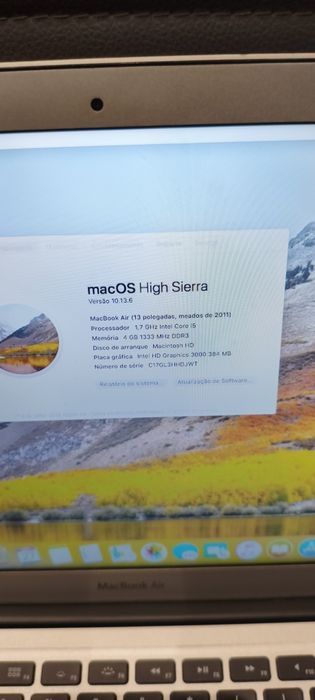 MacBook air 13" de 2011