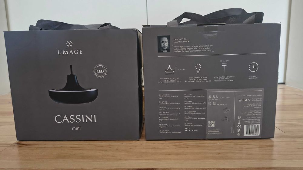 2 Umage Cassini Mini Black Ceiling Lamps