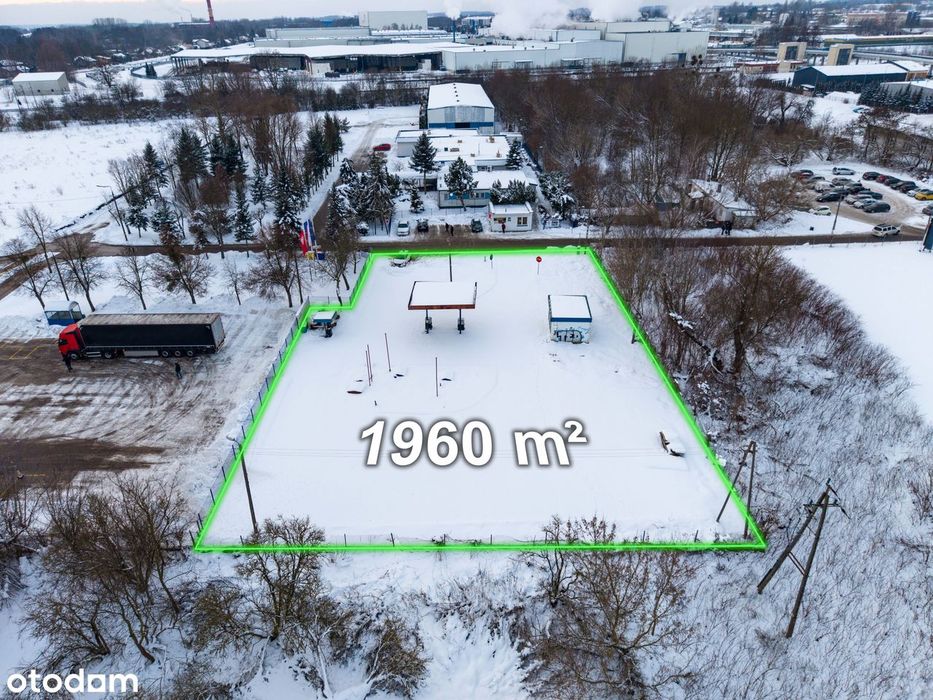 Działka 1960 m² Ciechanów | Przy WORD | Świetna pod stację i usługi