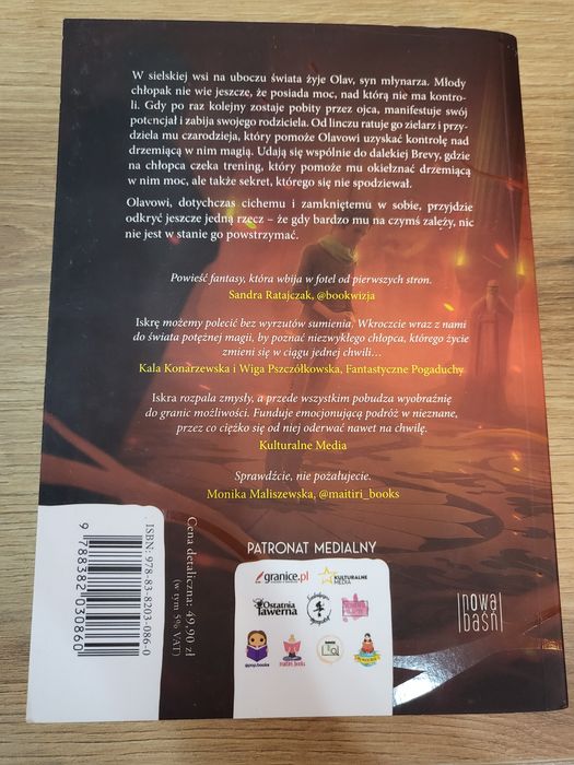 ISKRA Katarzyna Tkaczyk NOWA wyd. NOWA BAŚŃ