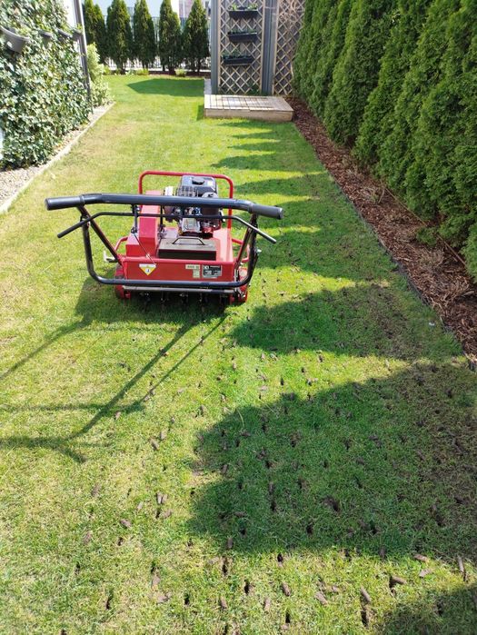 Pielęgnacja trawników.