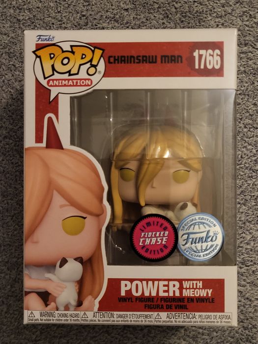 Power with Meowy 1766 Chainsaw man  Funko pop
