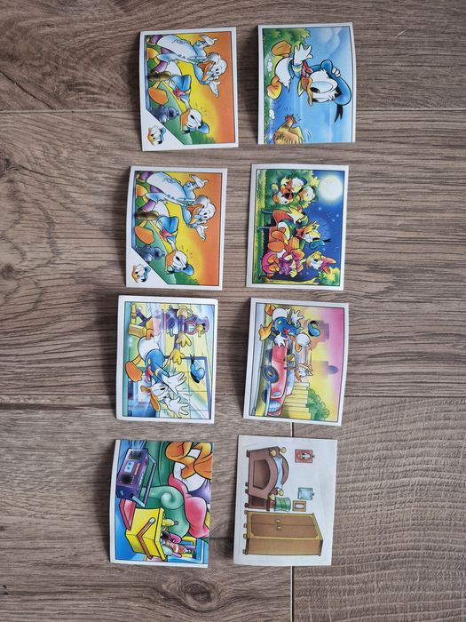 Nalepki naklejki do albumu TM Semic PANINI Kaczor Donald