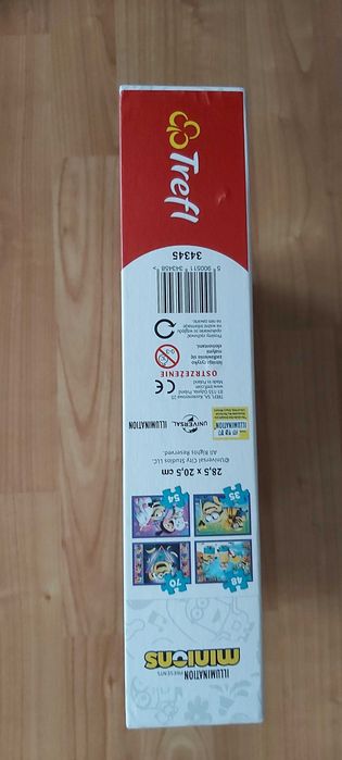 Puzzle minions 4 in 1. 35, 48, 54 i 70 elementów  super stan