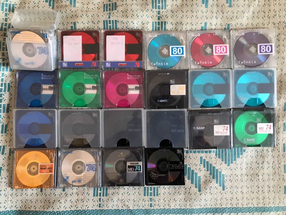 MD Minidisc мінідиски з холдерами. Гарний стан. Не дорого.