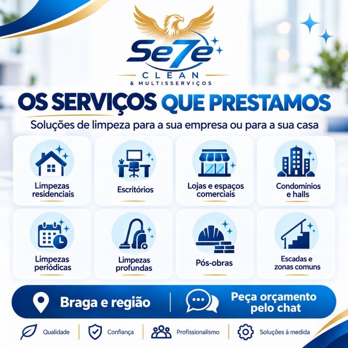 Servicos de limpeza em Braga e regiao