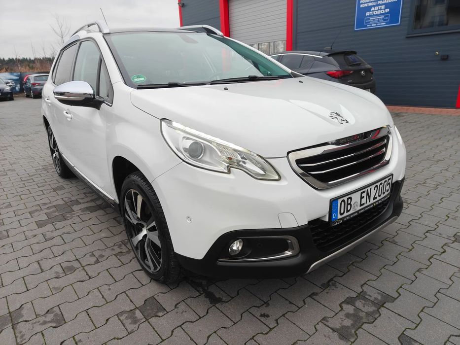 Peugeot 2008 1.6hdi 115KM Panorama Skóra Ledy Nawig100% oryginał Lakier i Przebieg
