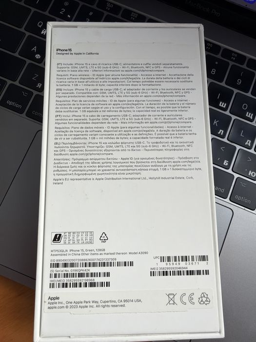 Iphone 15 128gb neverlock