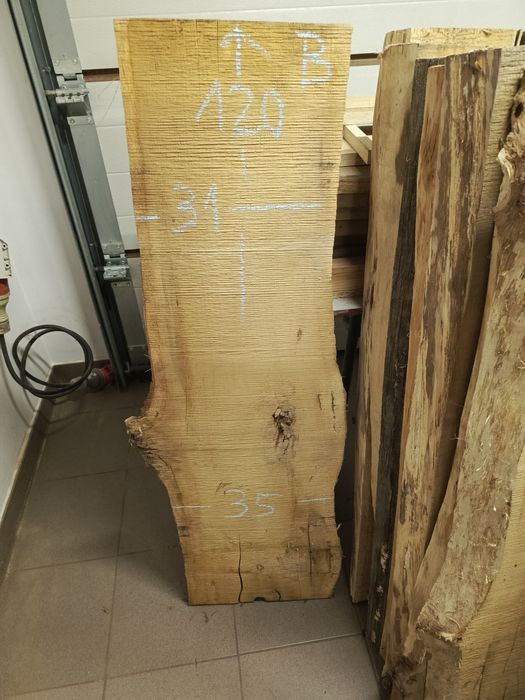 Bale dębowe na stolik