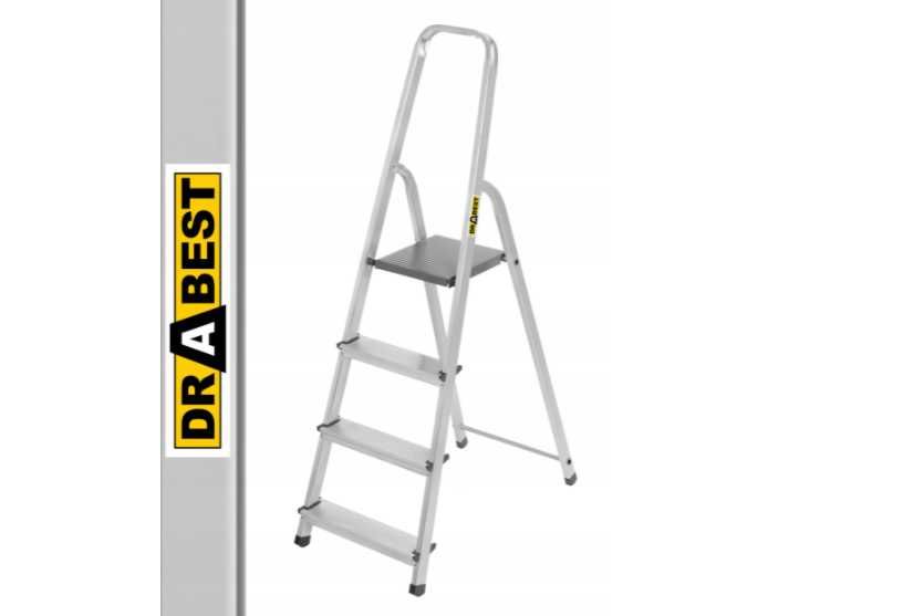 Drabina 4 stopniowa DRABEST 2,75 wys robocza nowa