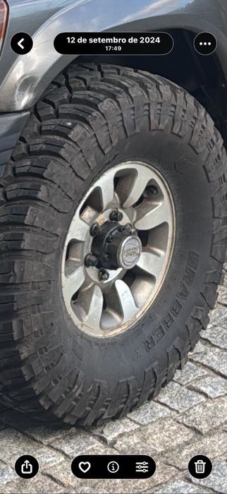 Vendo jantes 15 pajero