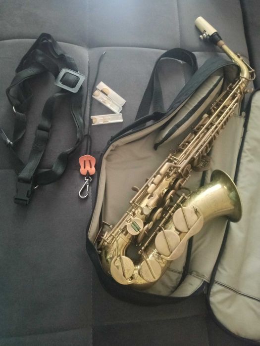 Саксафон альт Classic Amati Чехословакія,Гайтана плечовий,чохол