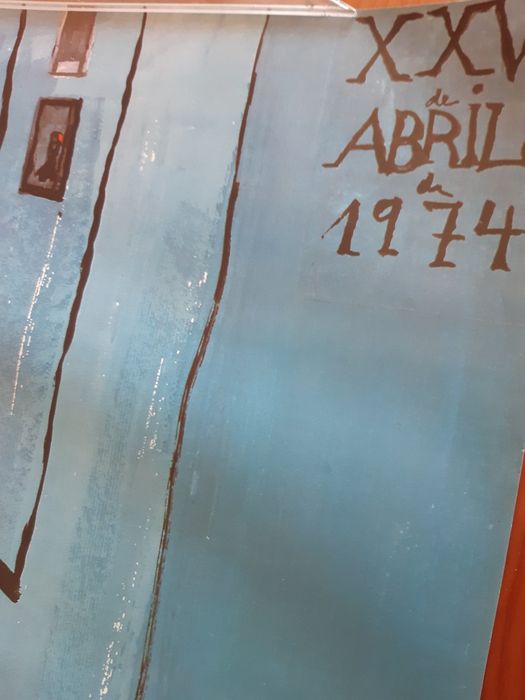 Vieira da Silva-Cartaz- XXV de ABRIL -A poesia está na Rua