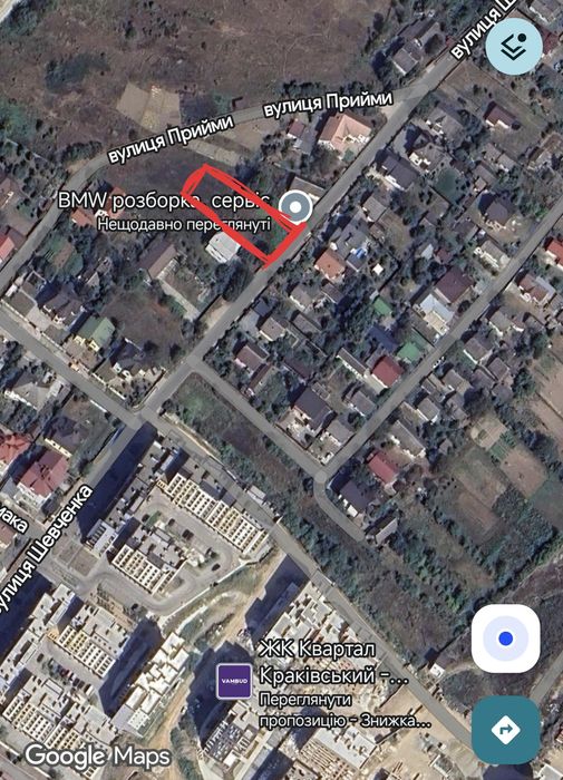 Продам ділянку 10 соток, Вовчинець, вул. Шевченка — власник