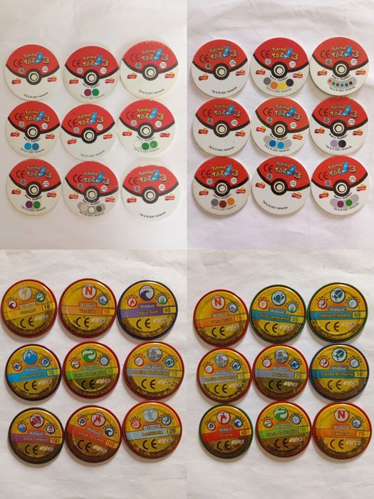 Tazos Pokémon originais