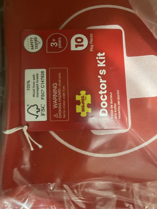 Деревʼяний набір лікаря для дітей Bigjigs Toys Англія