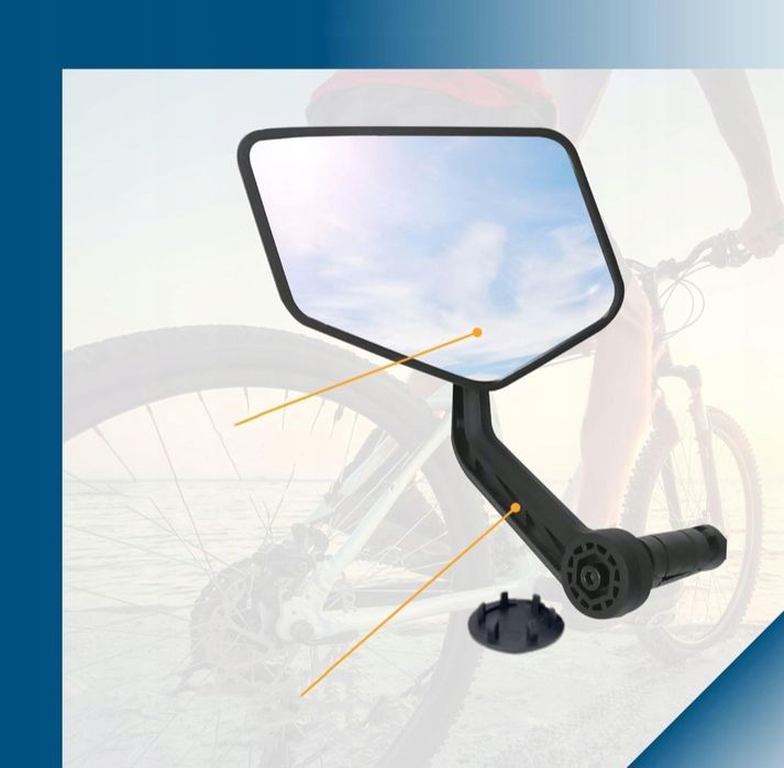 Rowerowe Lusterko lewe Uniwersalne 360°