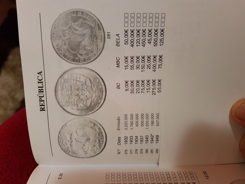 Moeda 10 escudo 1933 - Prata
