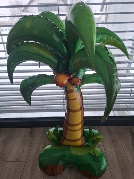 Balon foliowy palma 125 cm – tropikalna dekoracja / party Hawaje