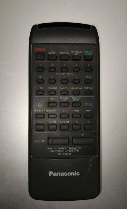 oryginalny pilot PANASONIC RAK-RX320W - Audio / CD RADIO CASSETTE