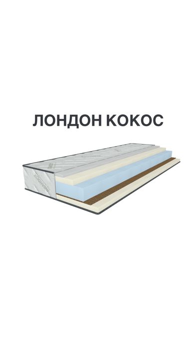 Матрас матрац ортопедичний пружинний безкаркасний топер кровать