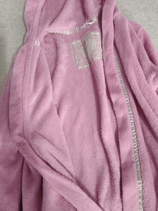 H&M szlafrok polar ciepły XS