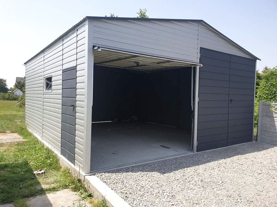 Garaż blaszany na wymiar! Garaż 9x7 10x7 10x8. Konstrukcja ocynkowana!