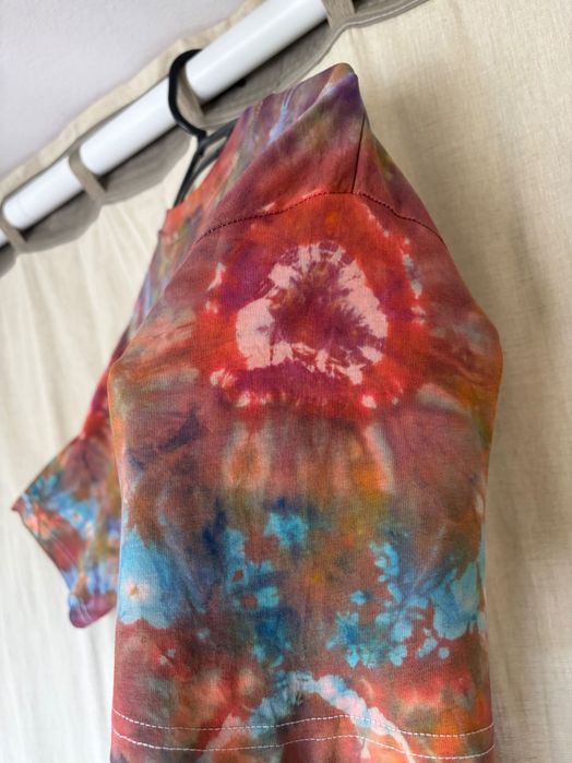 Koszulka tiedye psychodelic farbowana