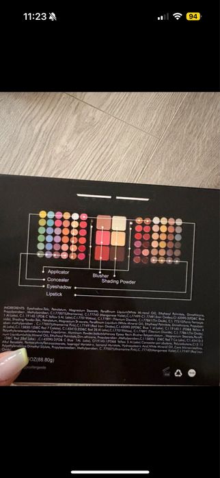 Paletka cieni 78 kolorów