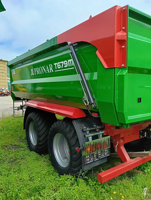 Przyczepa rolnicza 12 ton, tandem, skorupowa PRONAR T679M, Nowa, GWARANCJA