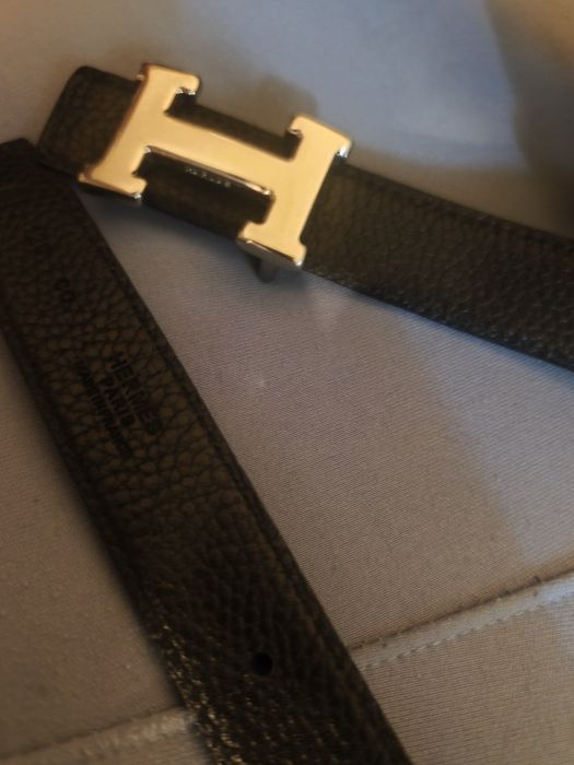 Cinto Hermès de couro