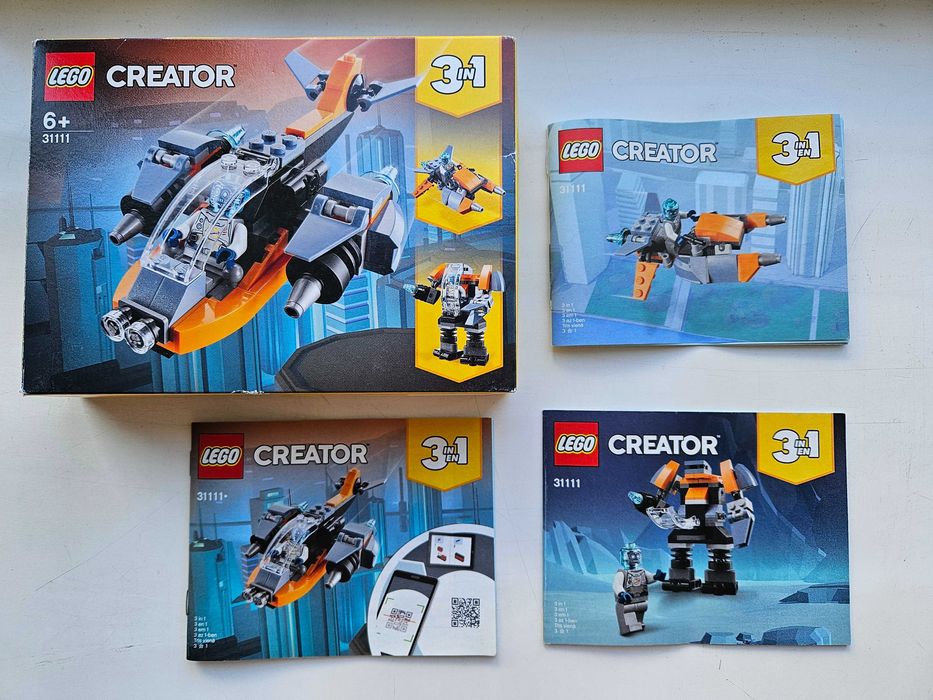 LEGO 31111  3in1 Кібердрон 6+