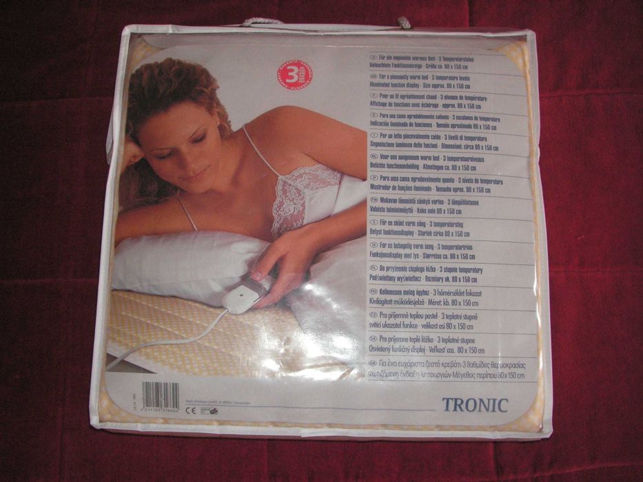 Colchão Térmico Elétrico Tronic (Novo - A Estrear )