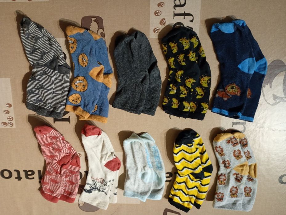 10 par skarpetek dla chłopca