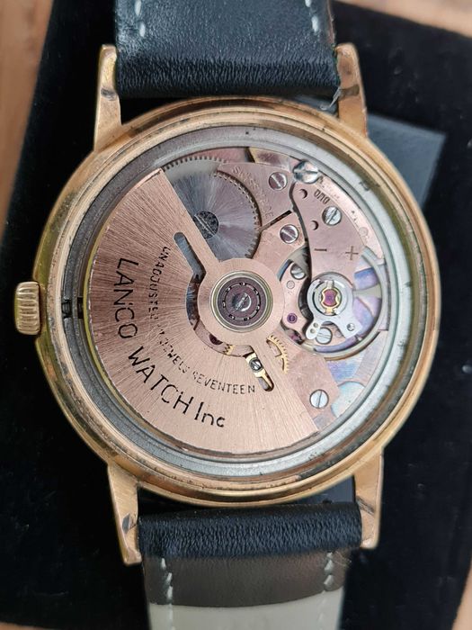 Stary zegarek automatyczny Lanco rotor