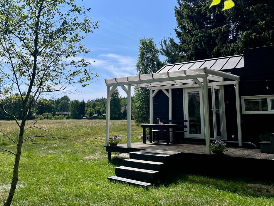 Romantyczny domek w lesie na wynajem / Prywatna balia/ Bory Tucholskie