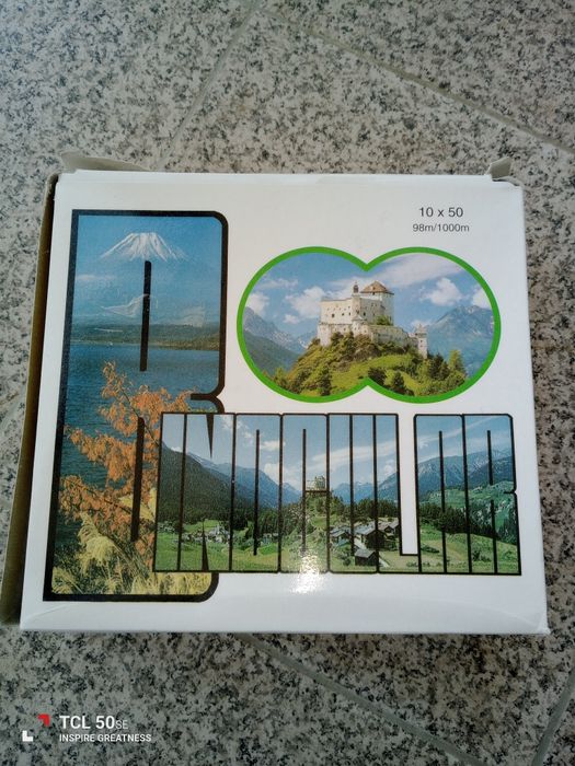 Binóculos novos ótimos para apreciar a natureza. Tenho muitos