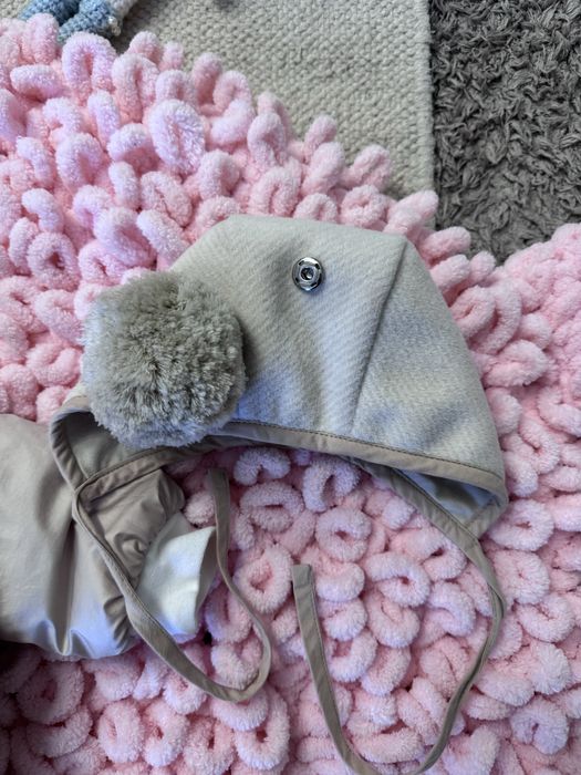 Дитяча шапочка на весну  Pom Polly 0-3 міс