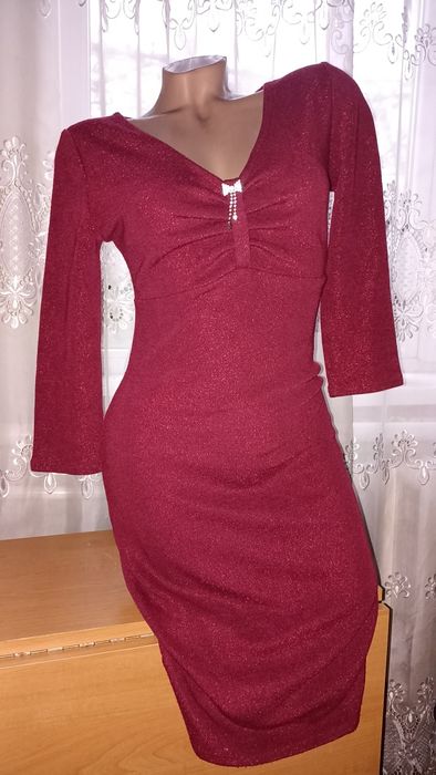 Платье нарядное, люрекс, новогоднее платье, размер М сукня новорічна