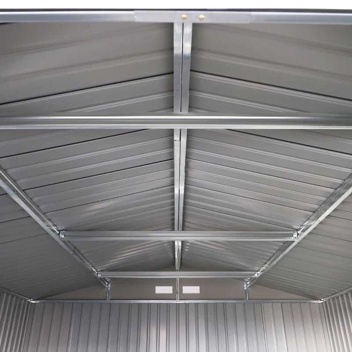 Abrigo de jardim em aço galvanizado — 340x382x200 cm