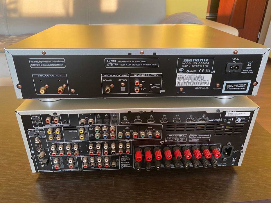 Marantz amplituner SR6005 CD5003 zestaw w bdb. stanie 100% sprawny