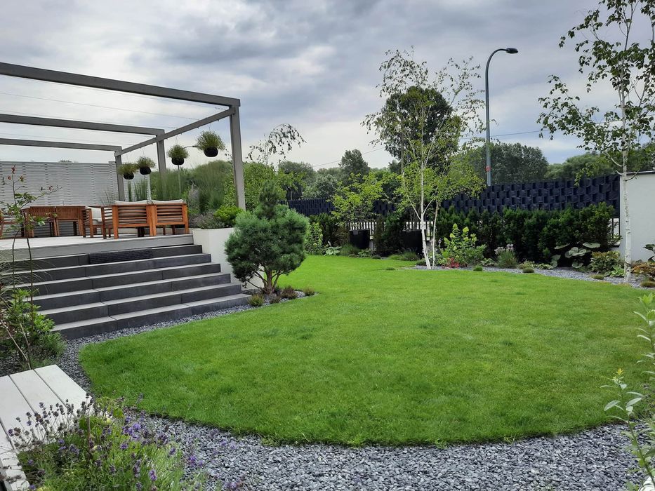 Ландшафтний дизайн подвір'я, під ключ, з гарантією, за 1 місяць.