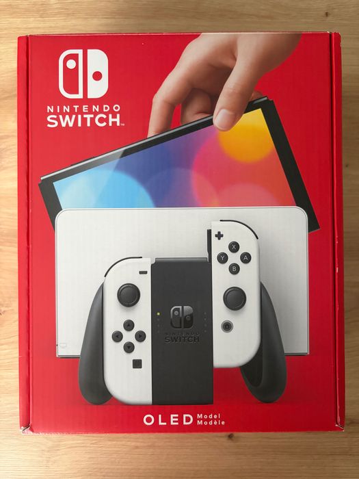 Nintendo Switch OLED 64 GB White – pełny komplet