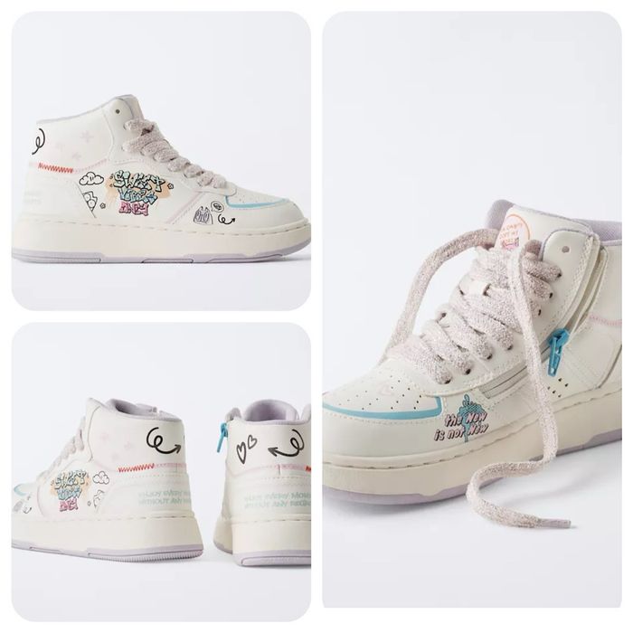 Хайтопи снікерси (високі кросівки) Zara