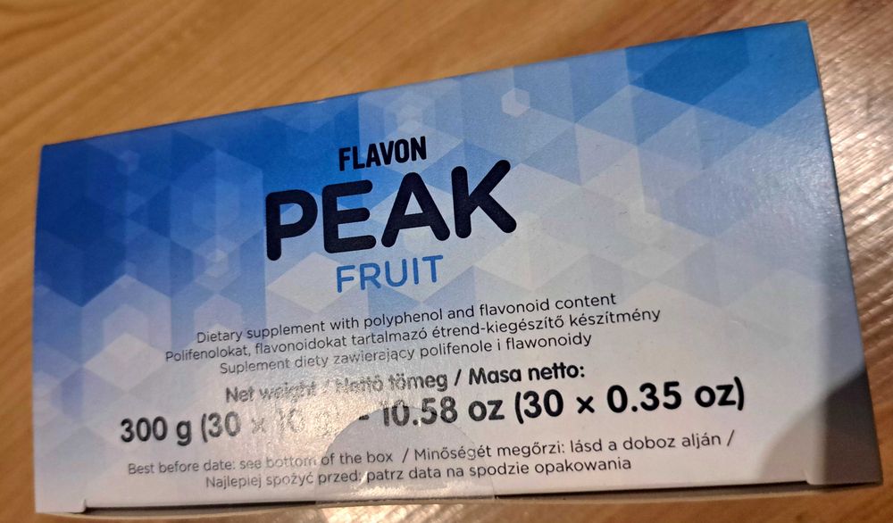 Flavon Peak Fruit opakowanie 30 saszetek NOWE oryginalnie zapakowane