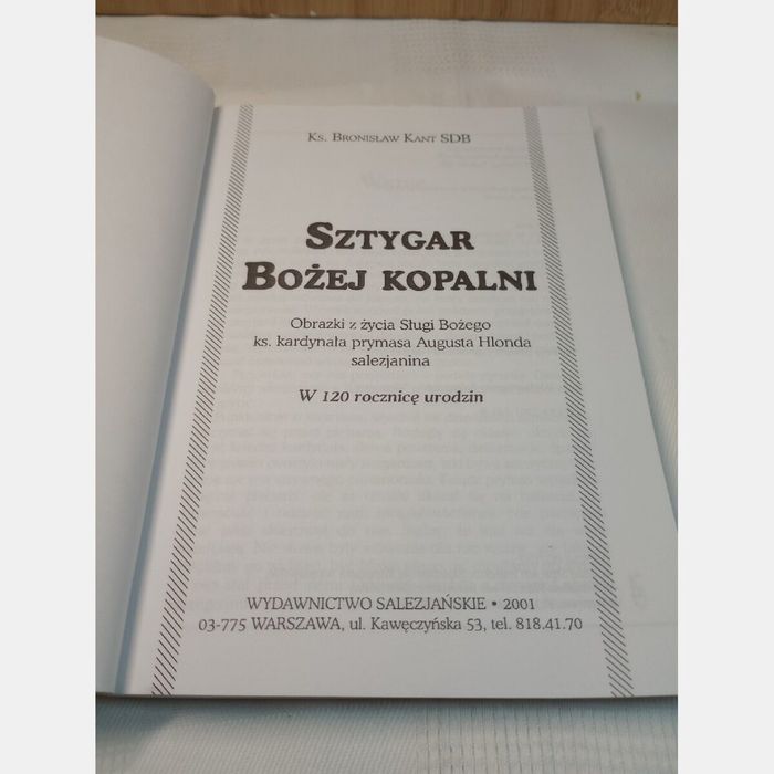 Sztygar Bożej Kopalni. Ks. Bronisław Kant SDB.