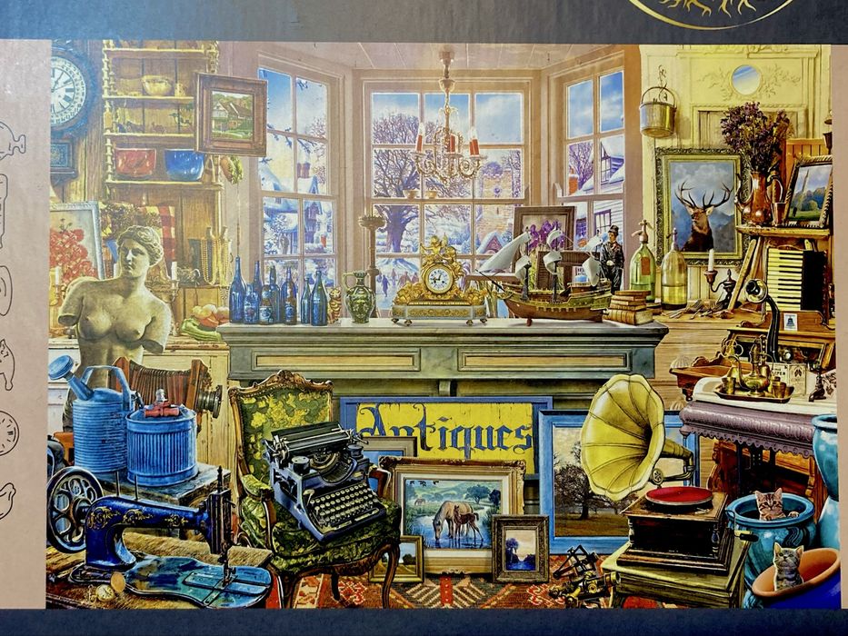 Drewniane puzzle Trefl 1000 Antykwariat