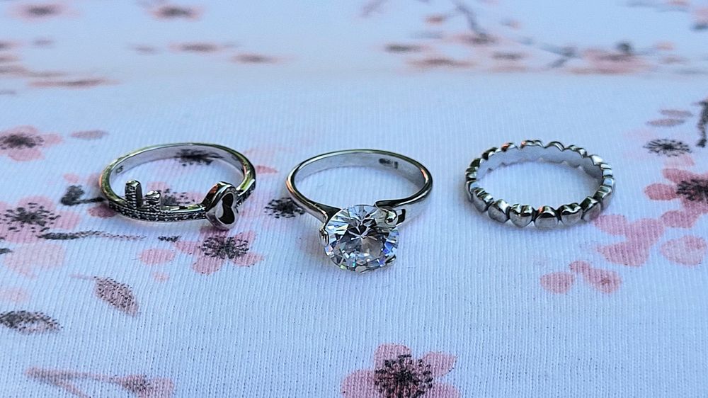 Кольцо, серебро 925